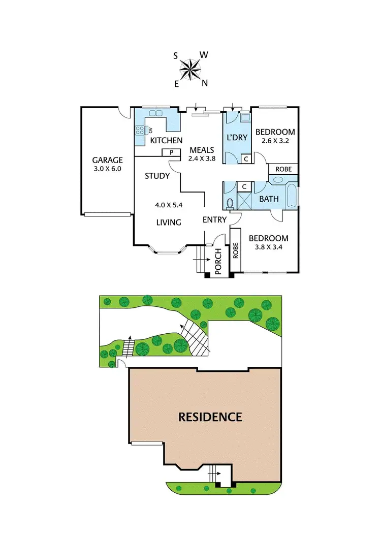 Floorplan of Homely unit listing, 3/56 Sherbourne Road, Montmorency VIC 3094