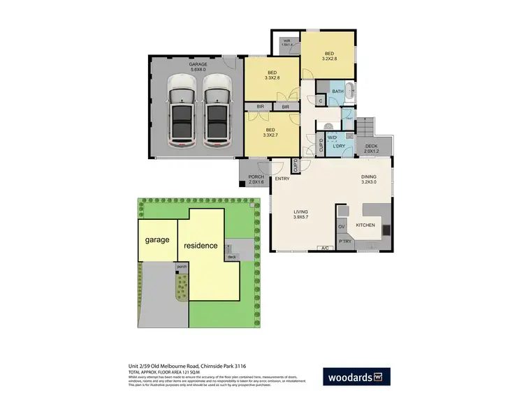 Floorplan of Homely townhouse listing, 2/59 Old Melbourne Road, Chirnside Park VIC 3116