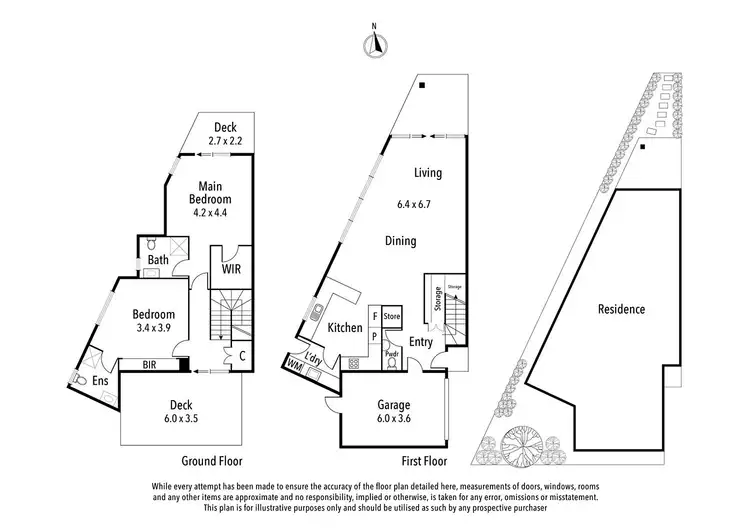 Floorplan of Homely townhouse listing, 1/19 Coolidge Wynd, Macleod VIC 3085