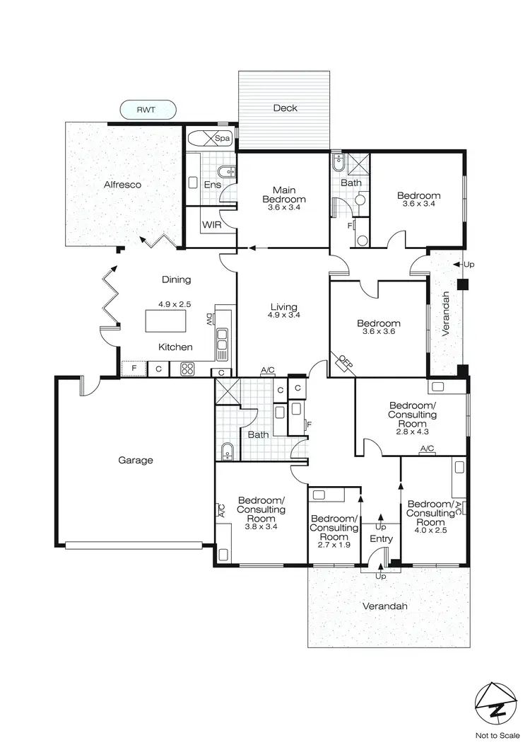 Floorplan of Homely house listing, 602 Darling Street, Redan VIC 3350