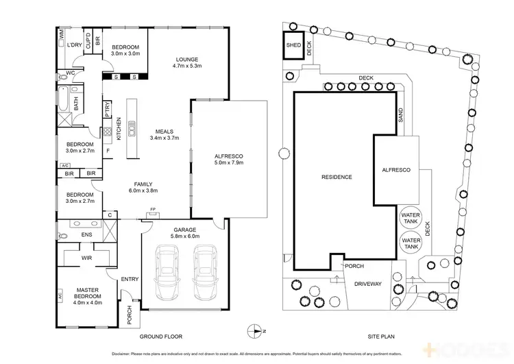 Floorplan of Homely house listing, 35 Alderbrook Drive, Ocean Grove VIC 3226