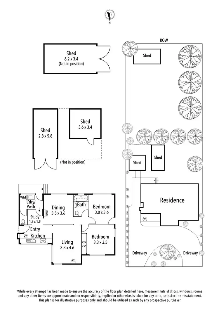 Floorplan of Homely house listing, 11 James Street, Heidelberg Heights VIC 3081