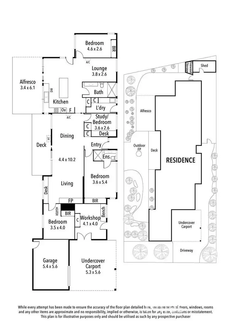 Floorplan of Homely house listing, 3 Ferrier Court, Rosanna VIC 3084