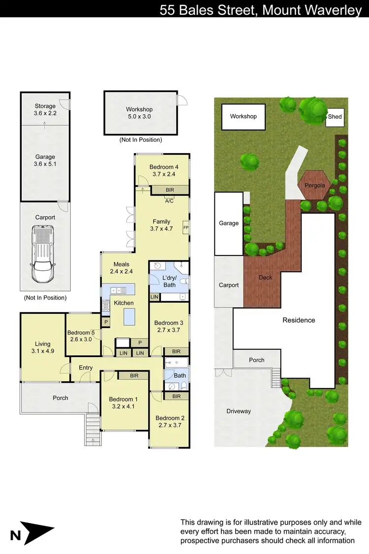 Floorplan of Homely house listing, 55 Bales Street, Mount Waverley VIC 3149