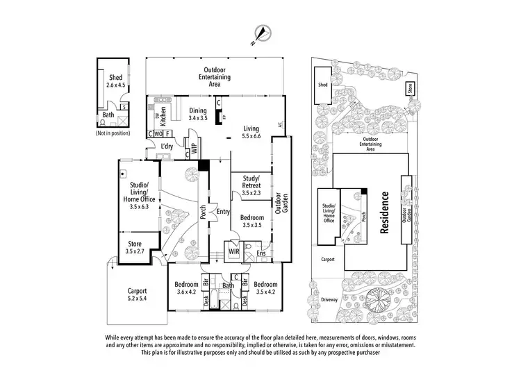 Floorplan of Homely house listing, 108 Buckingham Drive, Heidelberg VIC 3084