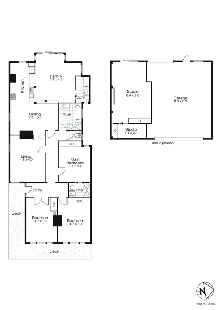 Floorplan of Homely house listing, 1 East Street North, Bakery Hill VIC 3350