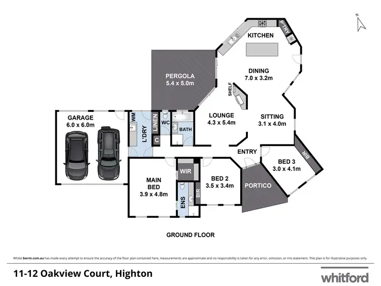 Floorplan of Homely house listing, 11-12 Oakview Court, Highton VIC 3216