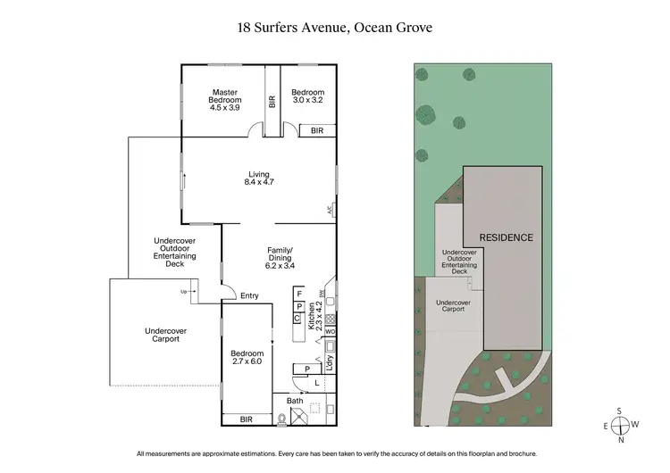 Floorplan of Homely house listing, 18 Surfers Avenue, Ocean Grove VIC 3226