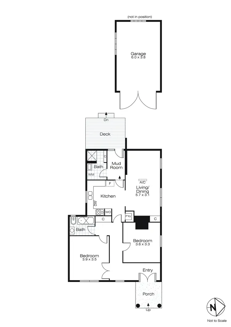 Floorplan of Homely house listing, 517B Lydiard Street, Soldiers Hill VIC 3350