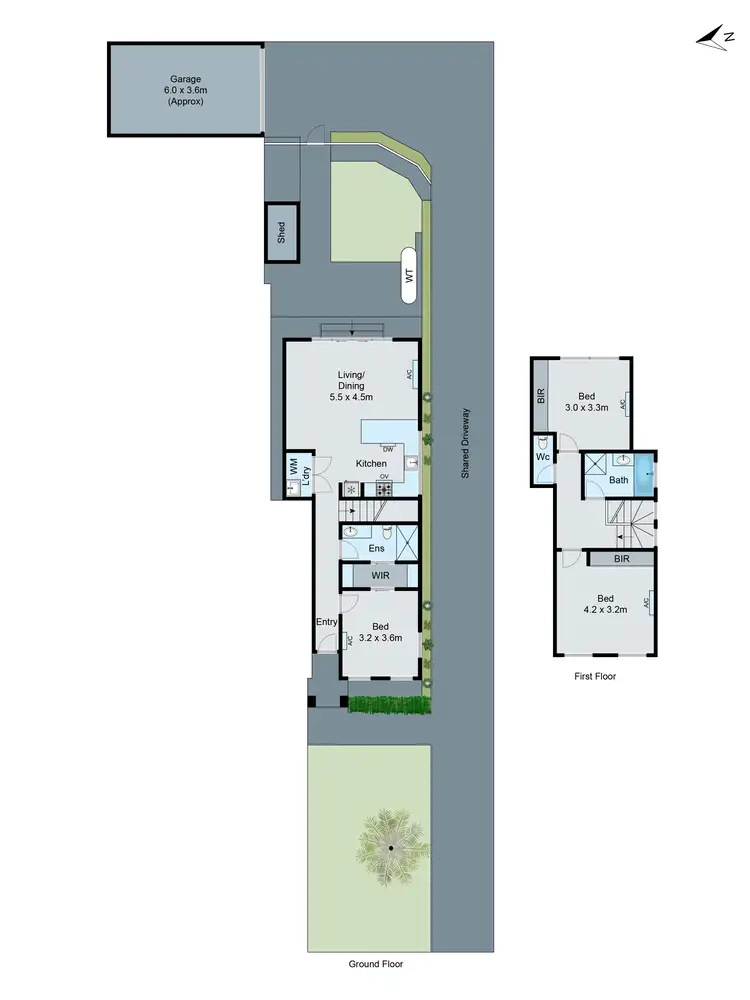 Floorplan of Homely townhouse listing, 2/70 Macrina Street, Oakleigh East VIC 3166