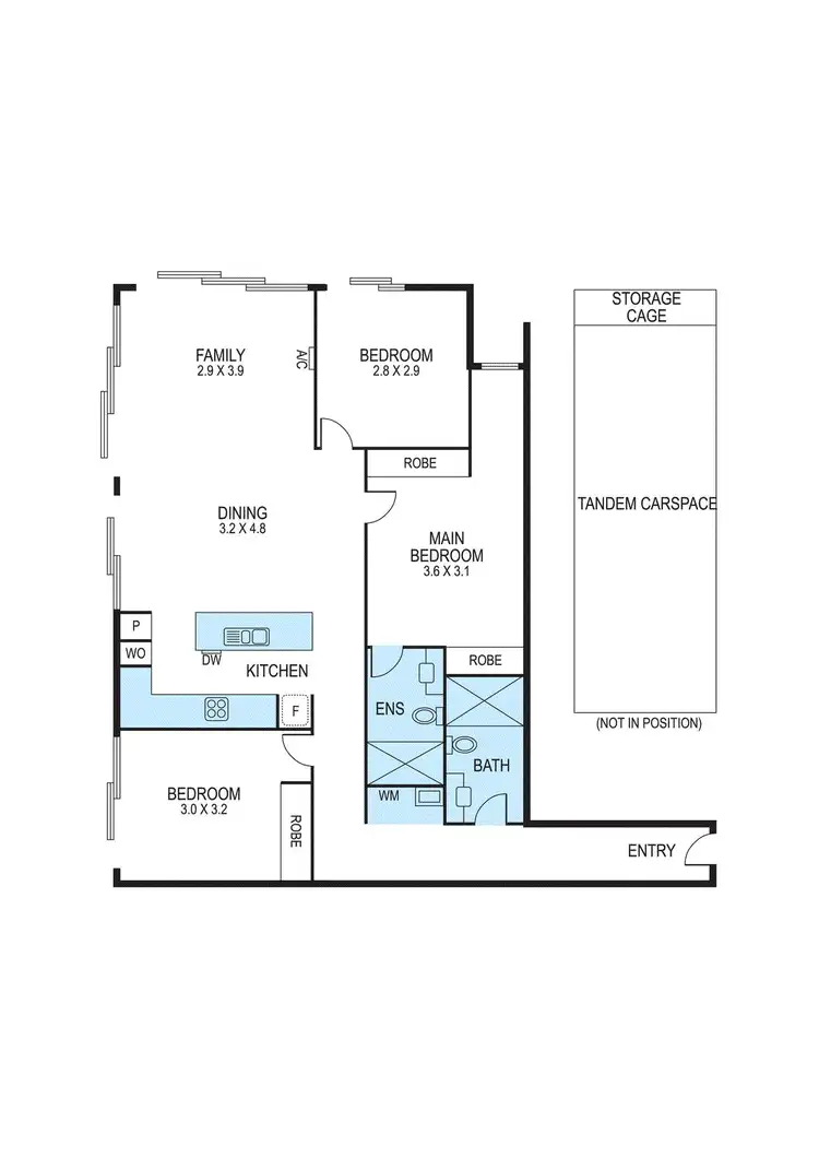 Floorplan of Homely apartment listing, 11/15 Vickery Street, Bentleigh VIC 3204