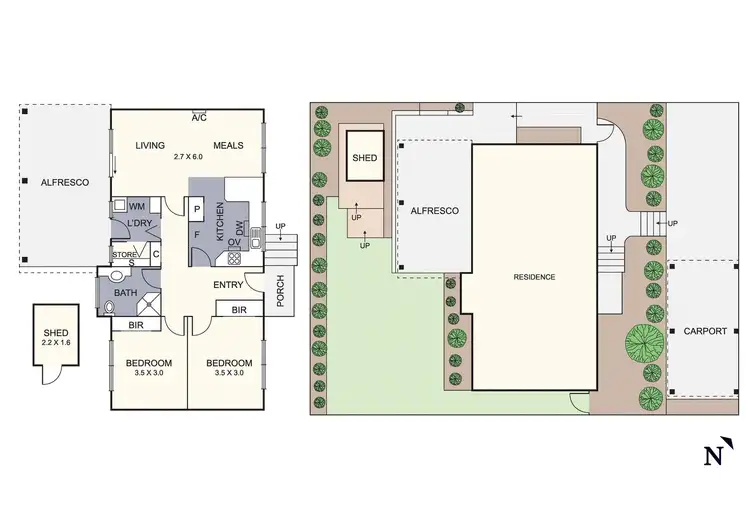 Floorplan of Homely unit listing, 2/24 Coniston Street, Diamond Creek VIC 3089