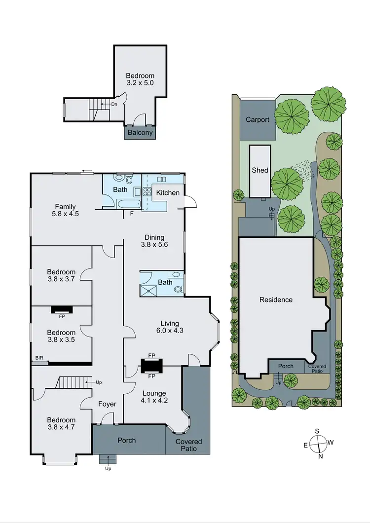 Floorplan of Homely house listing, 18 White Street, Glen Iris VIC 3146