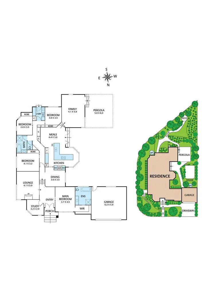 Floorplan of Homely house listing, 17 Mulberry Court, Eltham VIC 3095