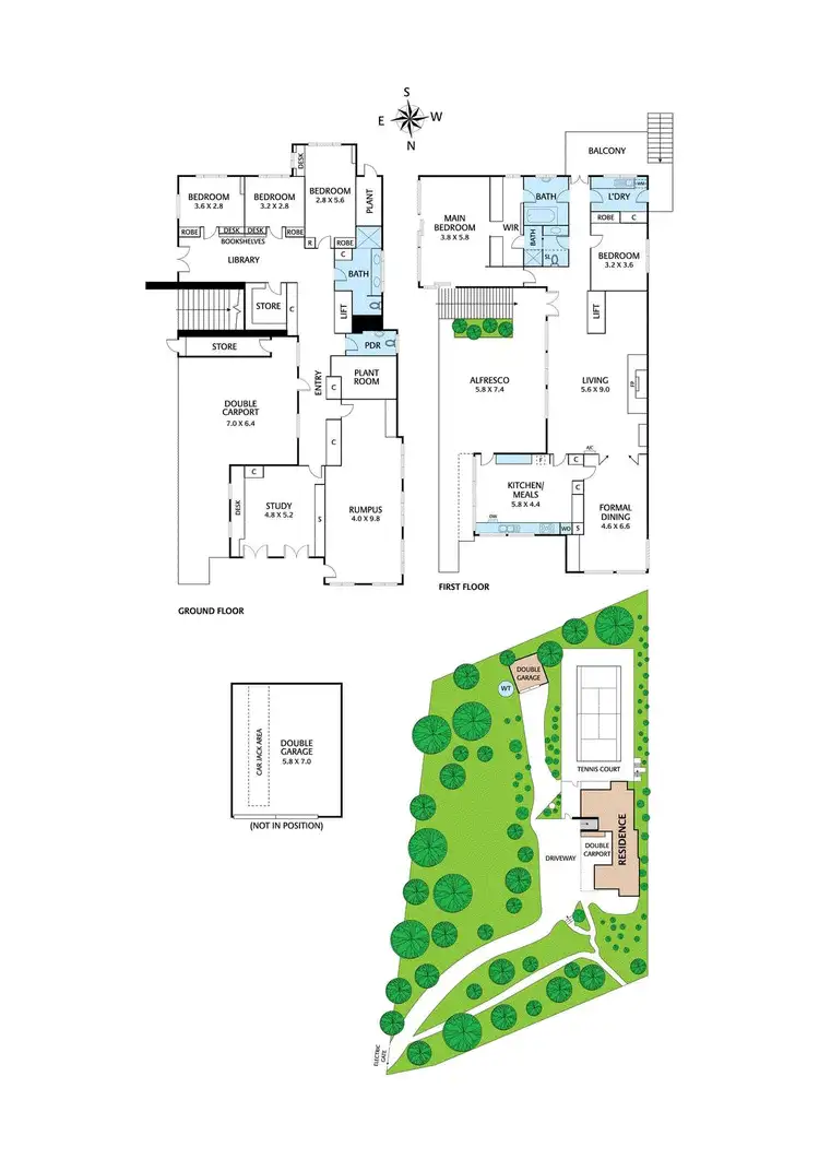 Floorplan of Homely house listing, 142 Old Eltham Road, Lower Plenty VIC 3093
