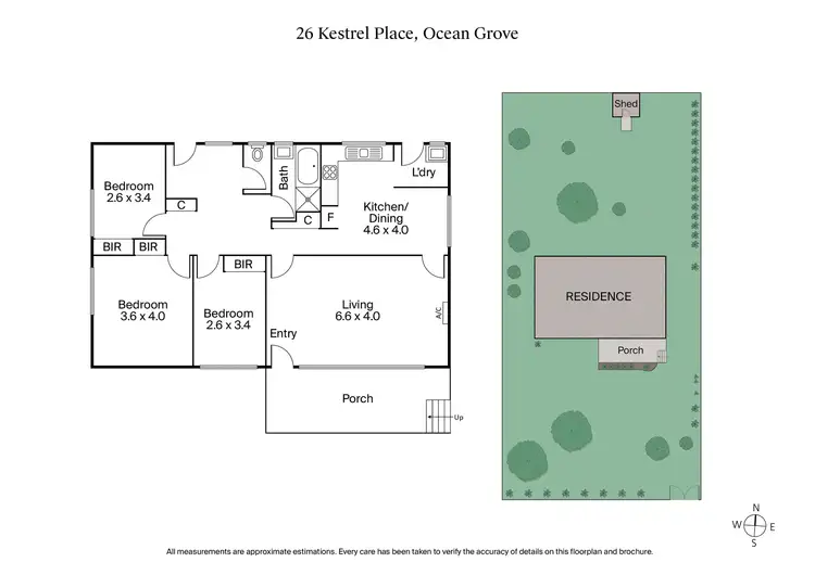 Floorplan of Homely house listing, 26 Kestrel Place, Ocean Grove VIC 3226
