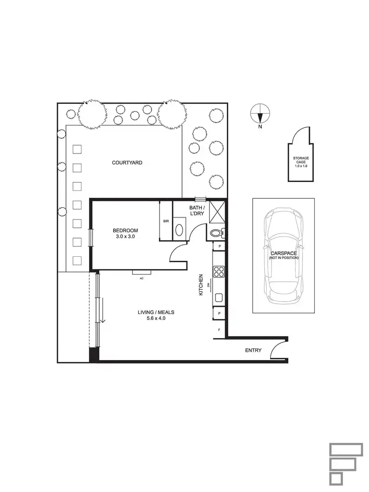 Floorplan of Homely apartment listing, 7/402 Dandenong Road, Caulfield North VIC 3161
