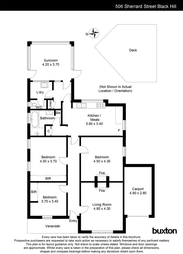 Floorplan of Homely house listing, 506 Sherrard Street, Black Hill VIC 3350