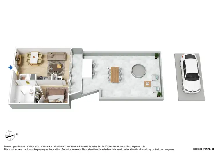 Floorplan of Homely apartment listing, 411/152 Sturt Street, Southbank VIC 3006