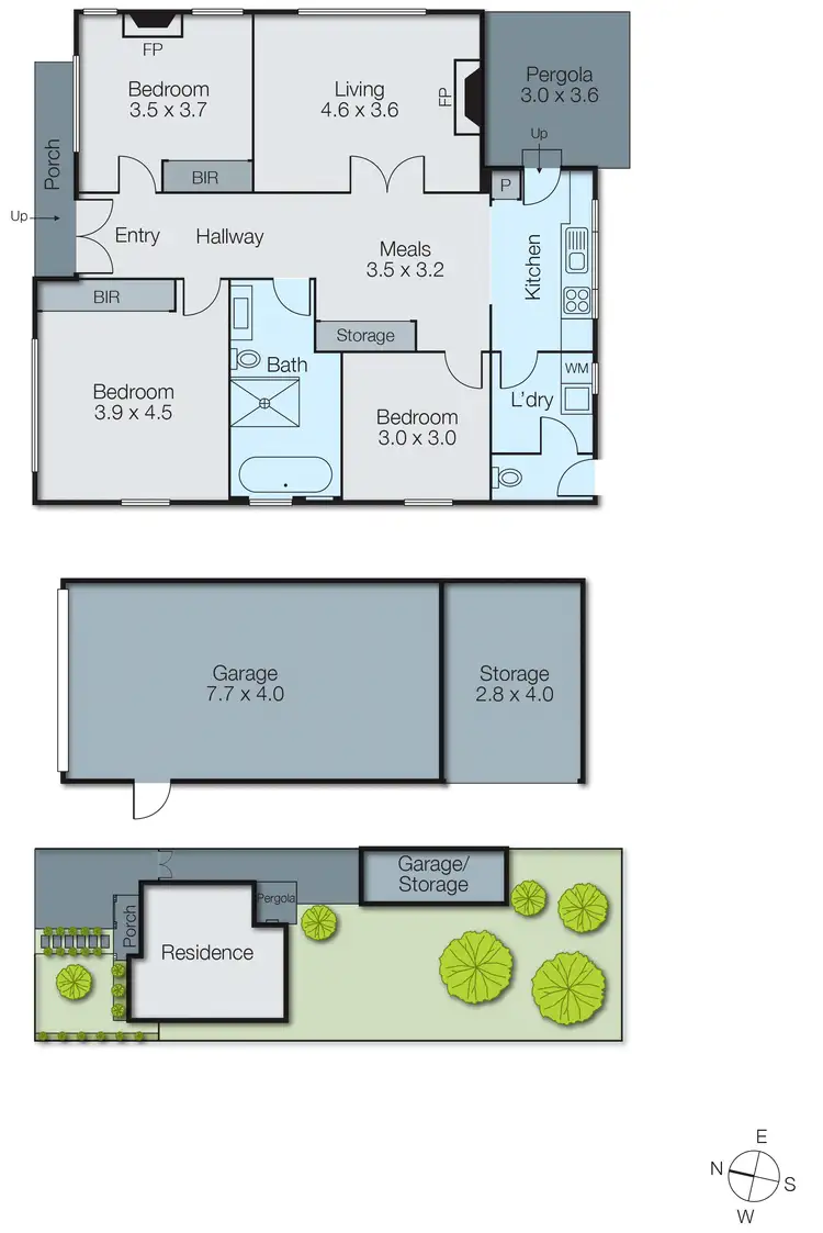 Floorplan of Homely house listing, 34 Euston Road, Hughesdale VIC 3166
