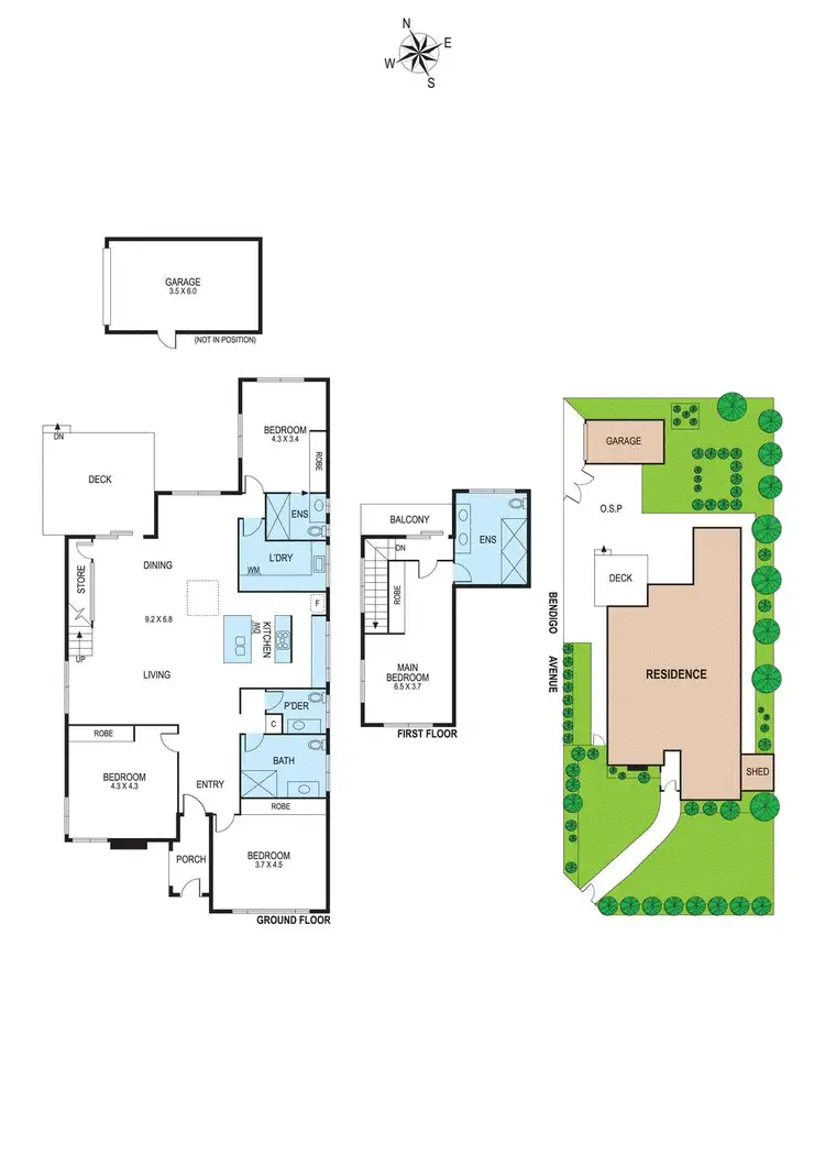 Floorplan of Homely house listing, 101 Brewer Road, Bentleigh VIC 3204