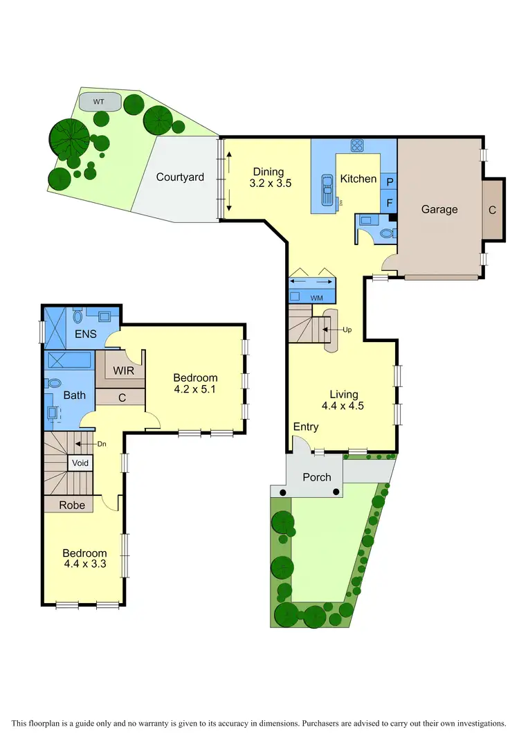 Floorplan of Homely townhouse listing, 2/43 Warleigh Grove, Brighton VIC 3186