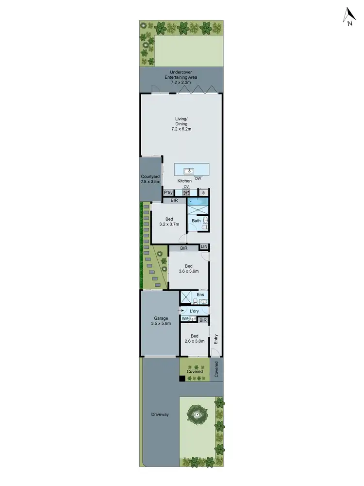 Floorplan of Homely unit listing, 31A Northam Road, Bentleigh East VIC 3165