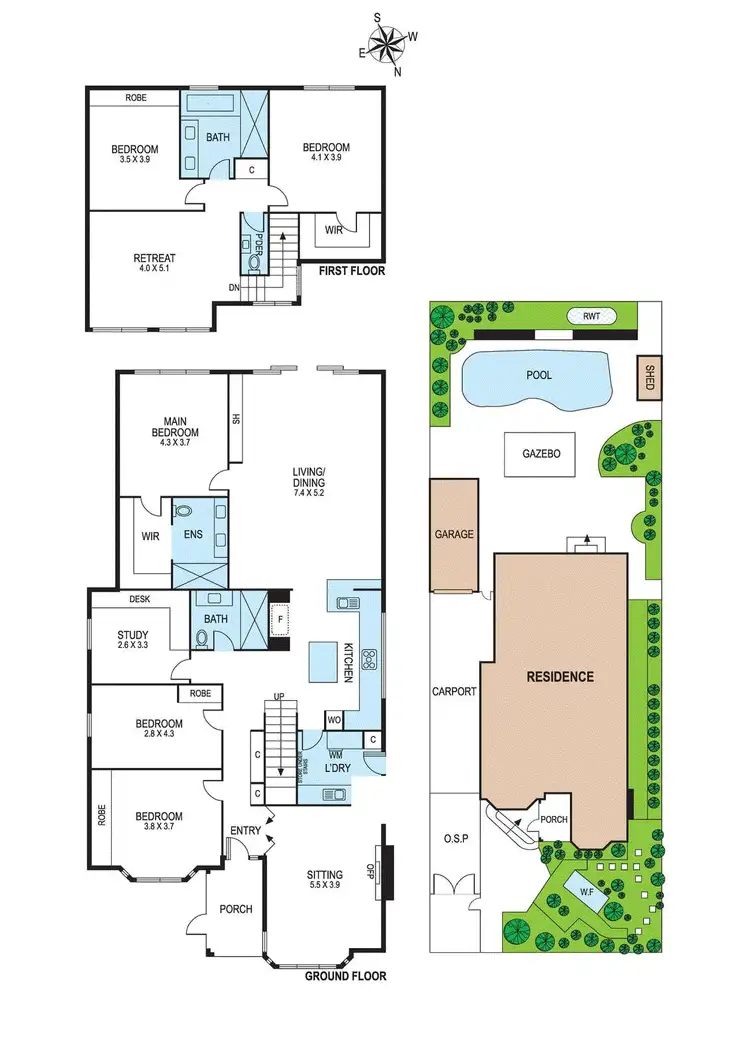 Floorplan of Homely house listing, 36 Mortimore Street, Bentleigh VIC 3204