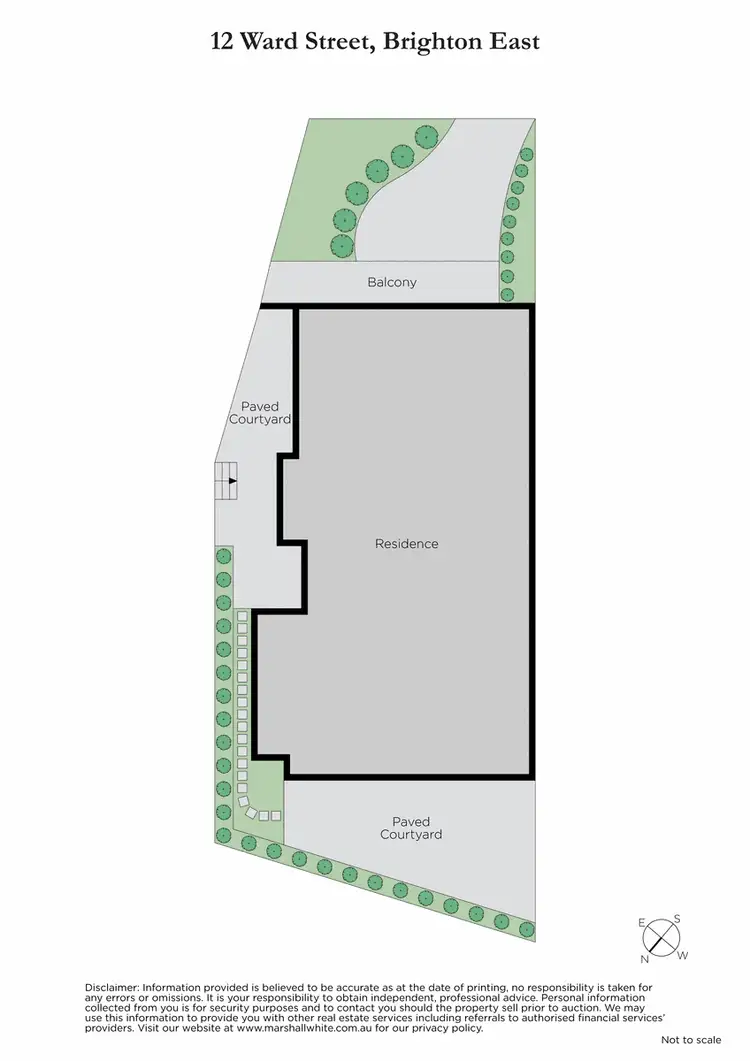 Floorplan of Homely house listing, 12 Ward Street, Brighton East VIC 3187
