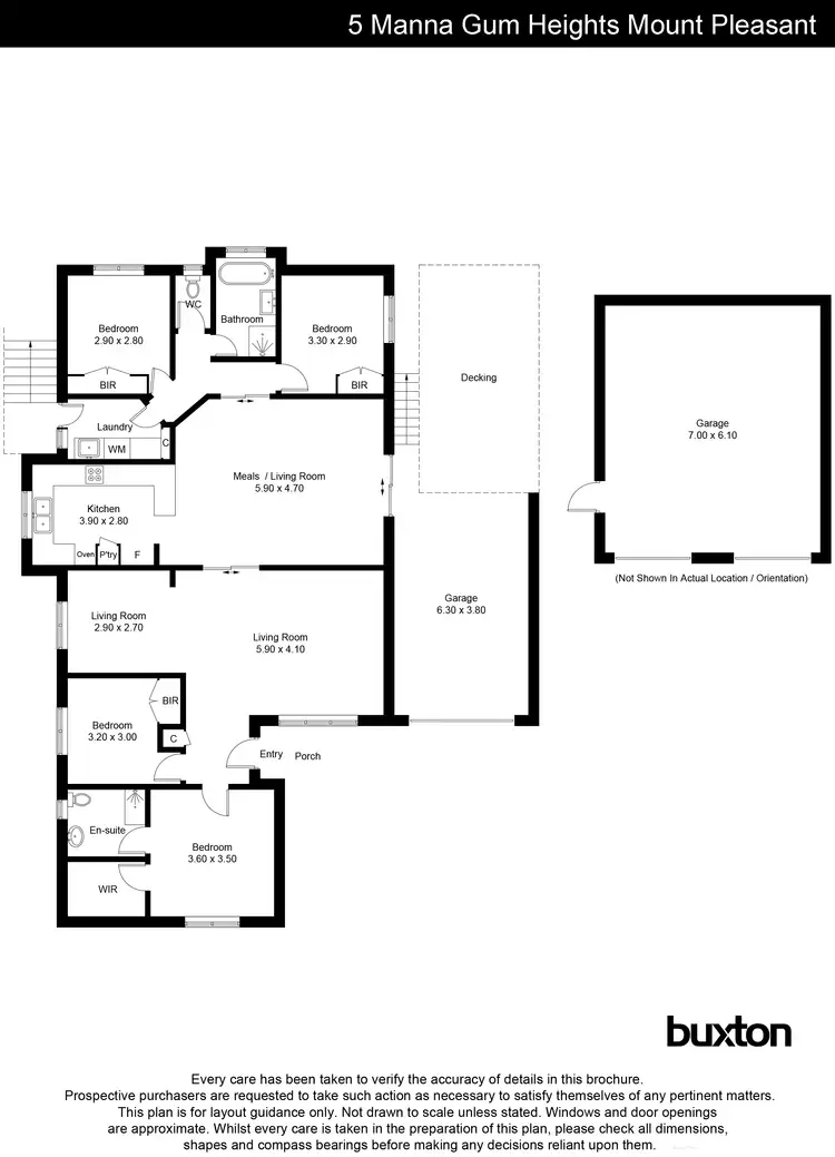 Floorplan of Homely house listing, 5 Manna Gum Heights, Mount Pleasant VIC 3350