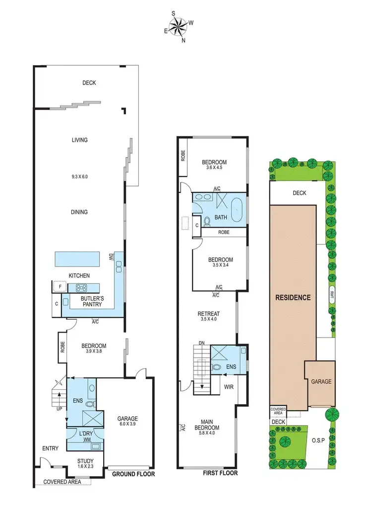 Floorplan of Homely townhouse listing, 46A Duncan Street, Sandringham VIC 3191