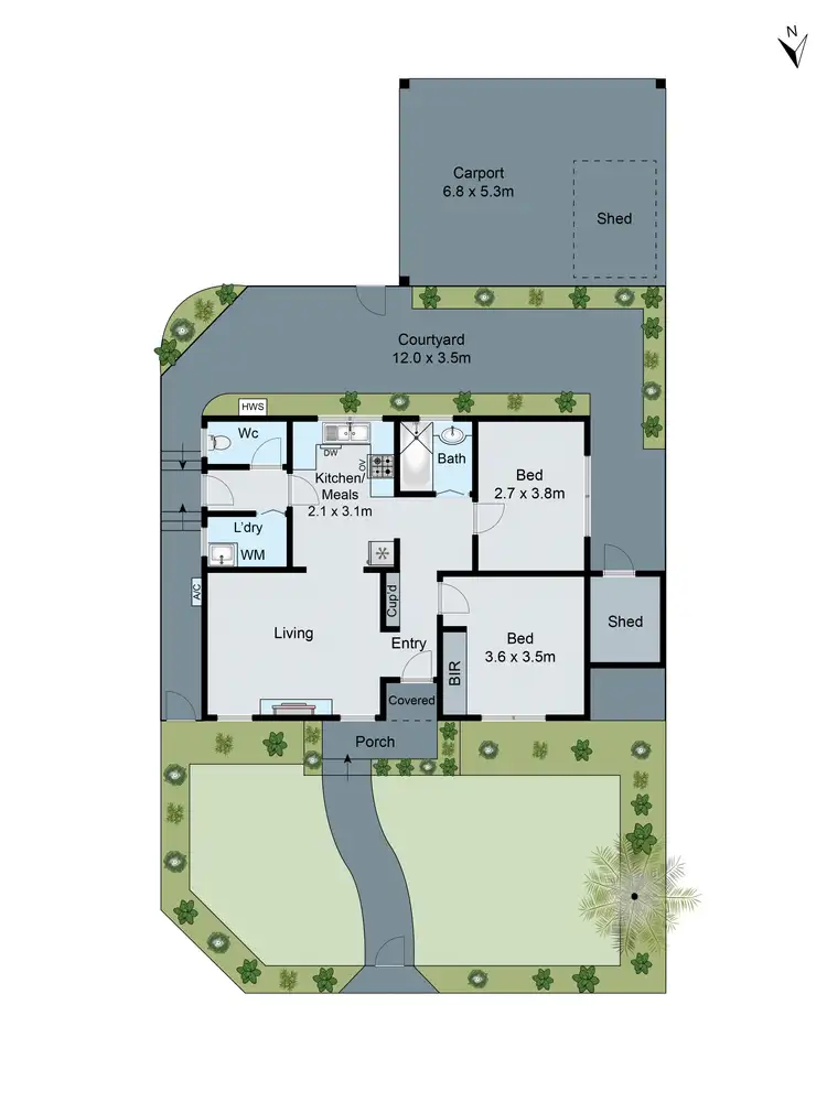 Floorplan of Homely unit listing, 30 Tular Avenue, Oakleigh South VIC 3167
