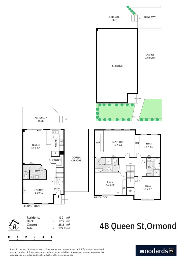 Floorplan of Homely townhouse listing, 2/48 Queen Street, Ormond VIC 3204