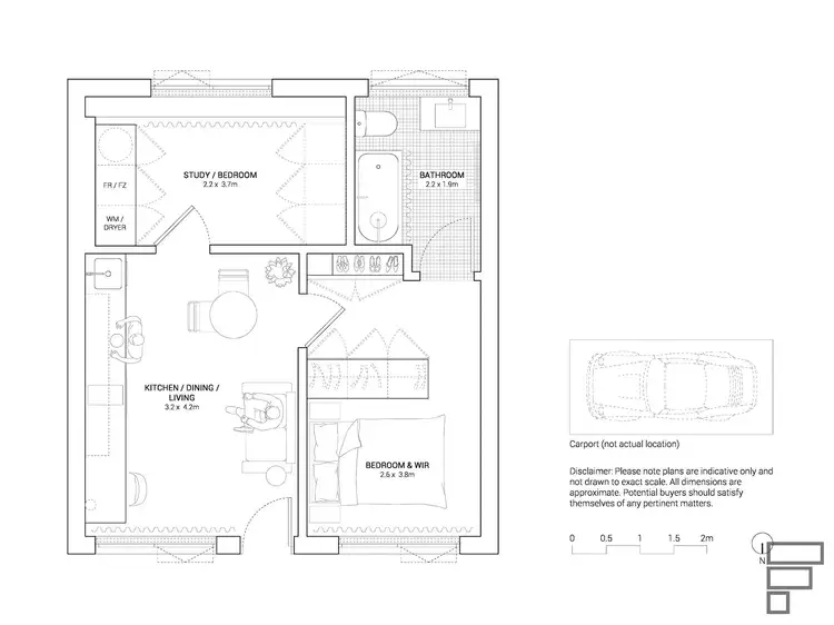 Floorplan of Homely apartment listing, 8/19 Ash Grove, Caulfield VIC 3162
