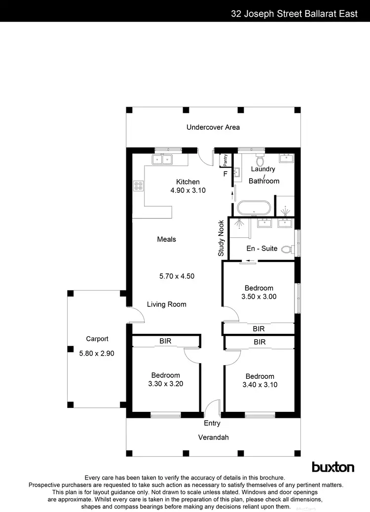 Floorplan of Homely house listing, 32 Joseph Street, Ballarat East VIC 3350