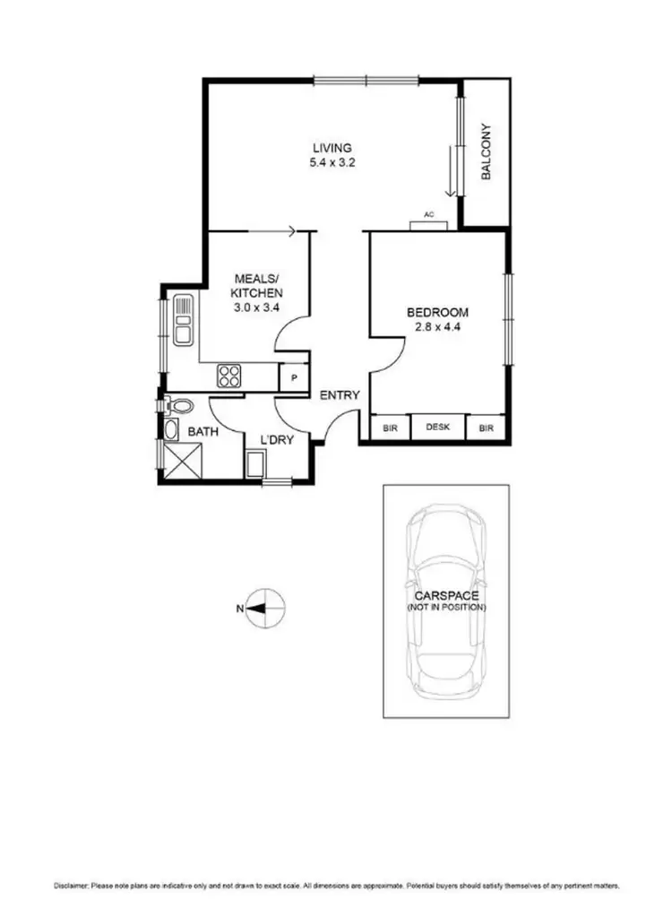 Floorplan of Homely apartment listing, 3/103 Hawdon Street, Heidelberg VIC 3084