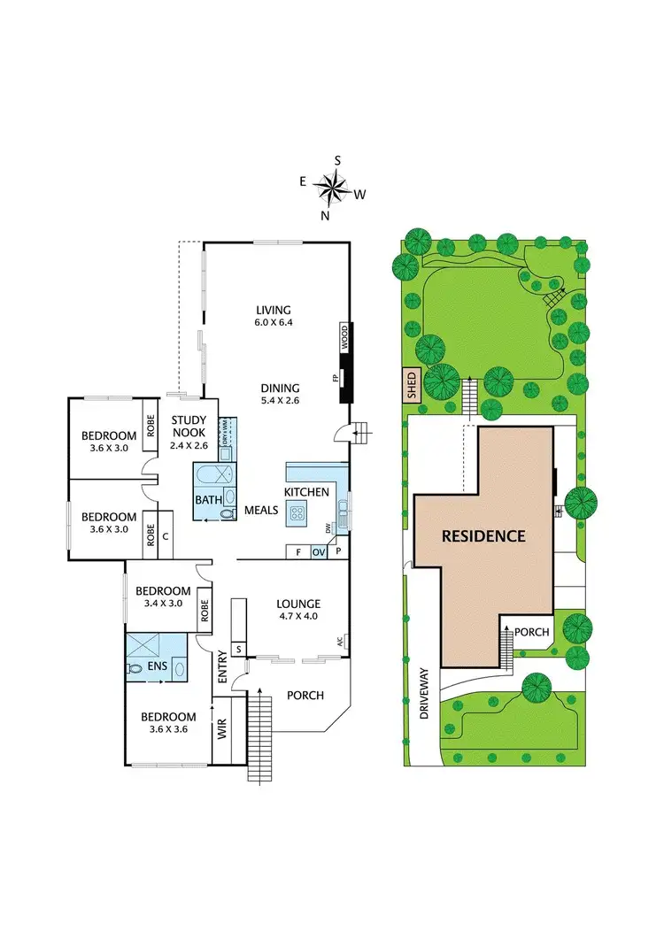 Floorplan of Homely house listing, 52 Kirwana Grove, Montmorency VIC 3094