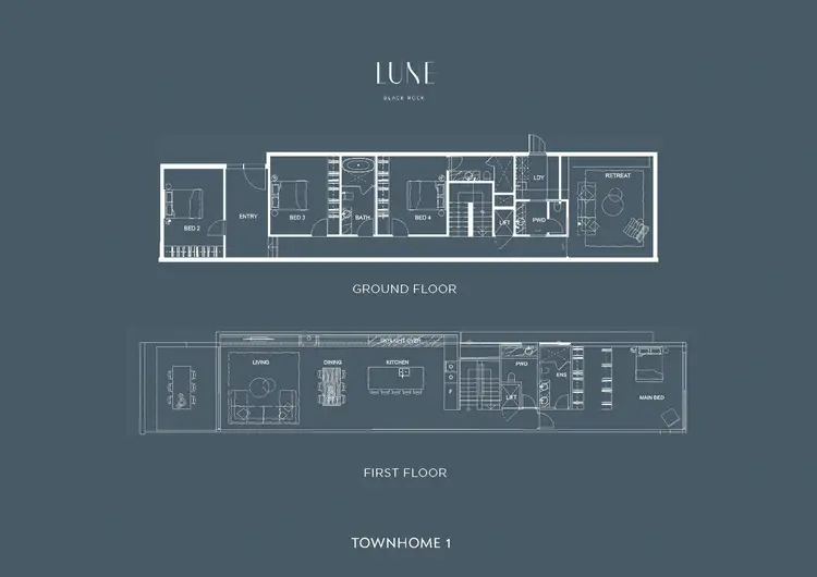 Floorplan of Homely townhouse listing, Residence 1/245-246 Beach Road, Black Rock VIC 3193