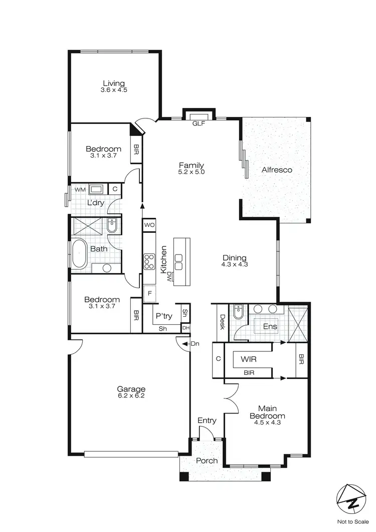 Floorplan of Homely house listing, 58 Shortridge Drive, Lucas VIC 3350