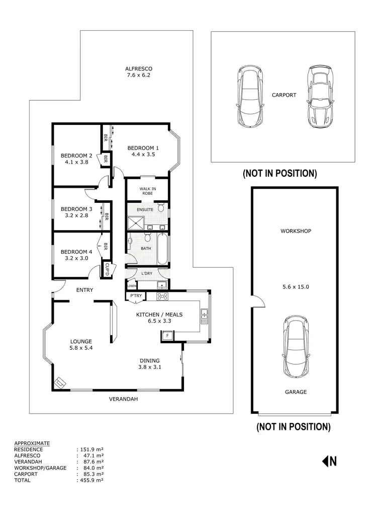 Floorplan of Homely house listing, 29 Glenburnie Ave, Heathcote Junction VIC 3758