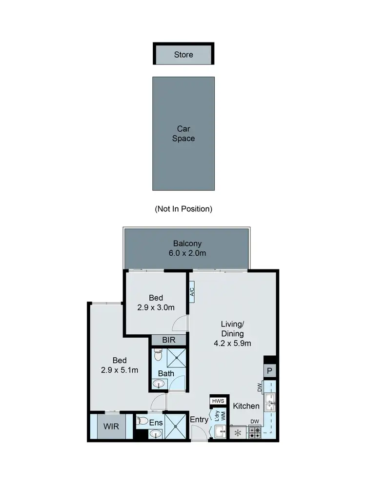 Floorplan of Homely apartment listing, 104/41 Murrumbeena Road, Murrumbeena VIC 3163