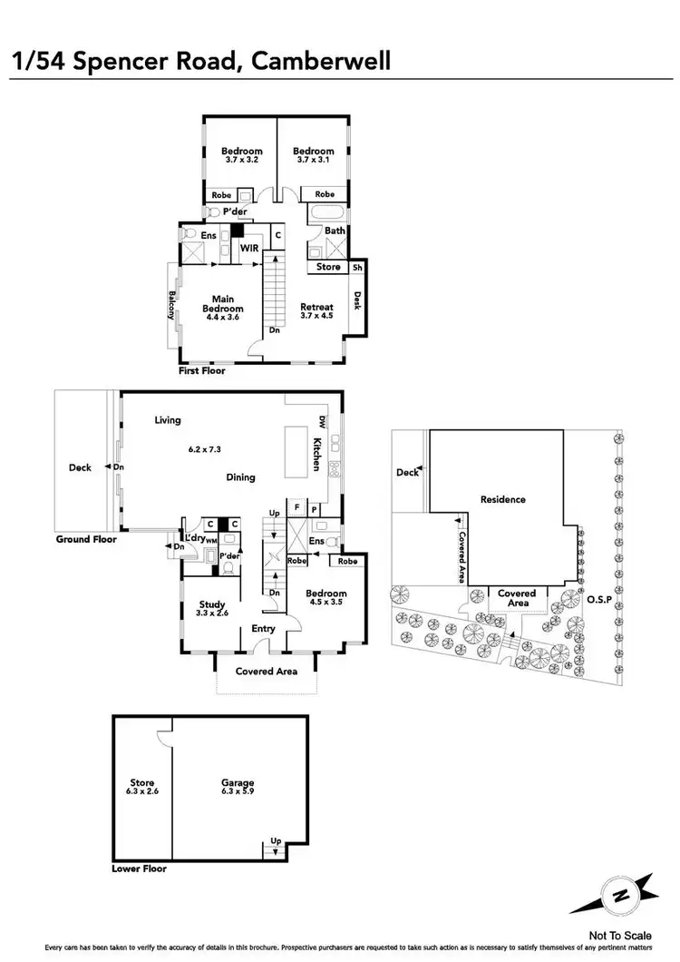 Floorplan of Homely house listing, 1/54 Spencer Road, Camberwell VIC 3124