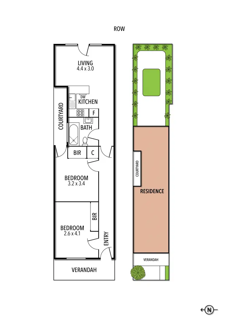 Floorplan of Homely house listing, 77 Barnett Street, Kensington VIC 3031
