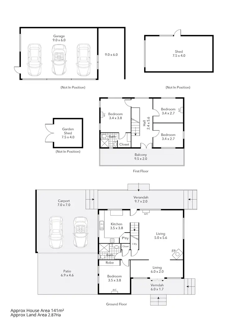 Floorplan of Homely house listing, 16 School Road, Homebush VIC 3465