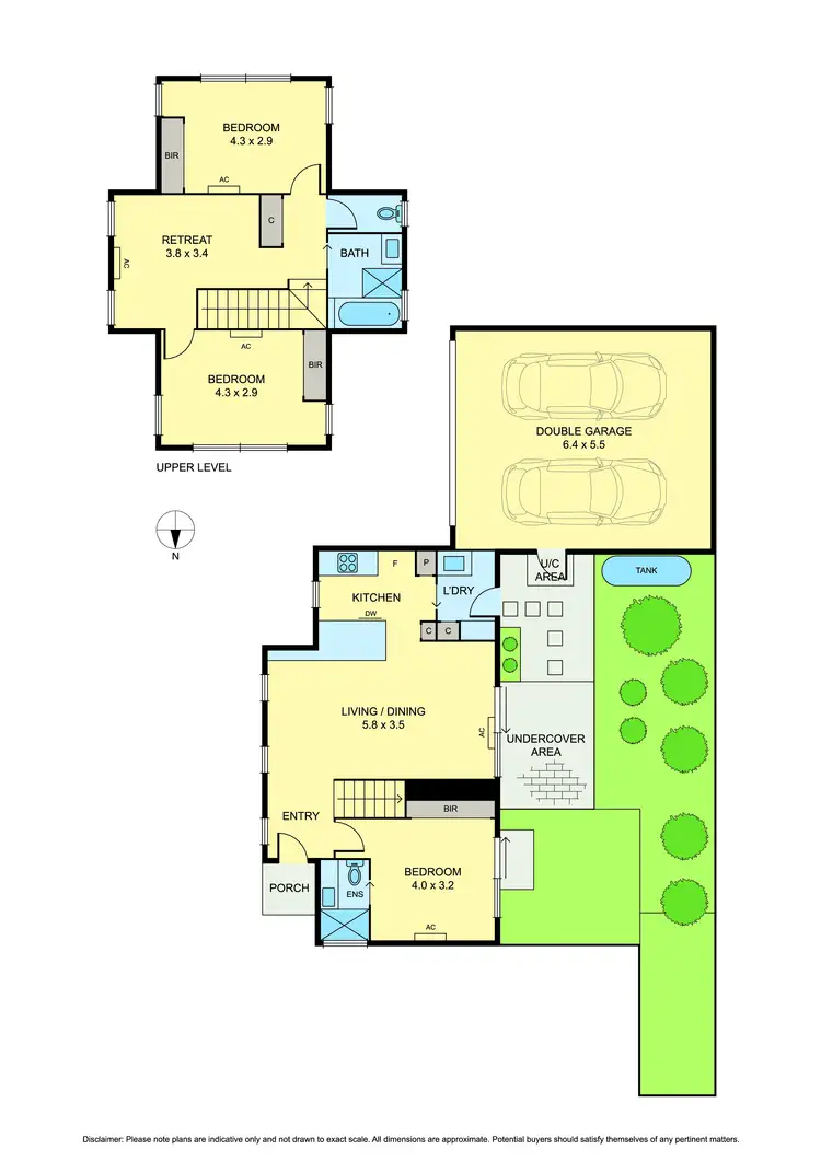 Floorplan of Homely townhouse listing, 2/32 Maidstone Street, Ringwood VIC 3134