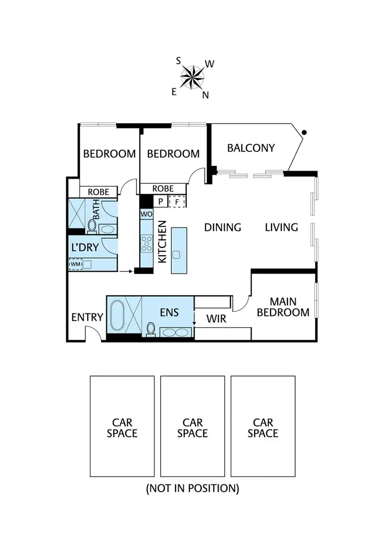 Floorplan of Homely apartment listing, G02B/173 The Boulevard, Ivanhoe East VIC 3079