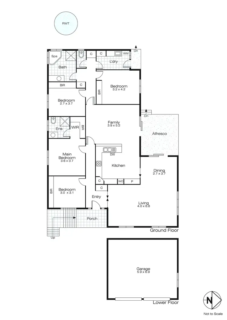 Floorplan of Homely house listing, 938 Geelong Road, Mount Clear VIC 3350