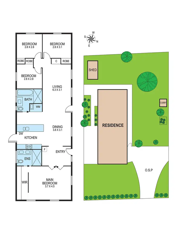 Floorplan of Homely house listing, 2 Kubis Avenue, Aspendale VIC 3195