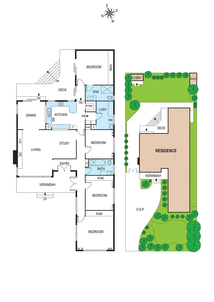 Floorplan of Homely house listing, 6 Wood Street, Bentleigh VIC 3204