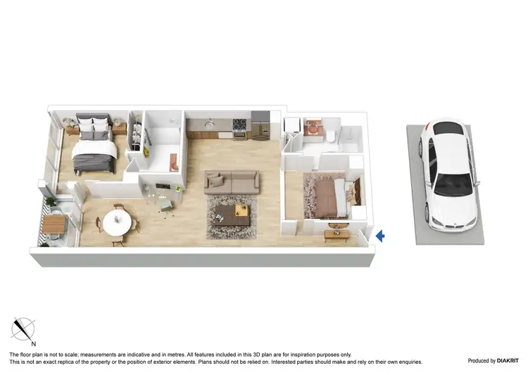 Floorplan of Homely apartment listing, 3011/601 Little Lonsdale Street, Melbourne VIC 3000
